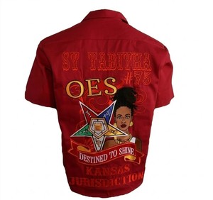 Chemise OES Apparel – Vêtements de l'Ordre de l'Étoile d'Orient – Ordre de l'Étoile d'Orient (OES) avec cette magnifique chemise OES au design élégant - Product Image 2