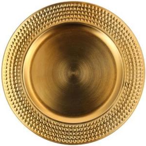 Assiette de présentation en laiton style floral pour restaurants – Vaisselle de luxe pour événements et fêtes - Product Image 3