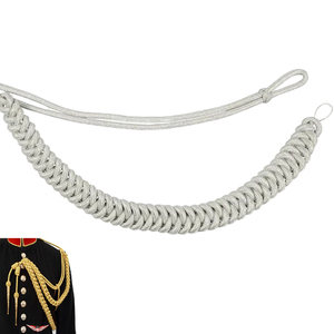 Uniform Aiguillette Marine Corps Dress Aiguillette synthetic gold <b>Cord</b> British Aiguillette Gold <b>Braided</b> Metallic - Product Image 2
