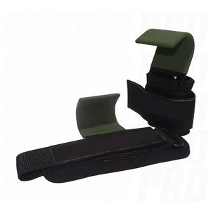 Heavy-Duty Neoprene Padded Weightlifting Hooks with Durable Metal Hooks <b>Adjustable</b> Wrist Support <b>Straps</b> for Deadlifts Pull-Ups - Product Image 2