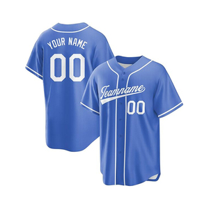 Maillots de baseball personnalisés unisexes pour équipes, ligues et clubs compétitifs, personnalisation complète, tissu de haute qualité en soie/coton, 3D - Product Image 1