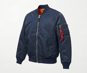 <b>Men</b>’s Stylish Bomber <b>Jacket</b> – <b>Casual</b> Outerwear, Comfortable Fit, Zip Closure, Ribbed Details, Versatile <b>Jacket</b> for Everyday Use - Product Image 5