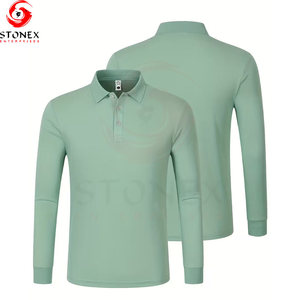 Camisas de Manga Larga de Alta Calidad al por Mayor, 100% Algodón, Ecológicas, Transpirables, con Diseño de Logotipo Personalizado para Hombre, Verano - Product Image 3