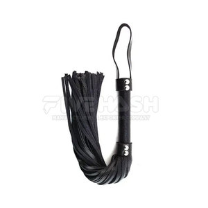 Durable Leather Flogger With Multi Tail Construction And Comfortable Grip Handle Ideal For Long Term Use And <b>Storage</b> - Product Image 5