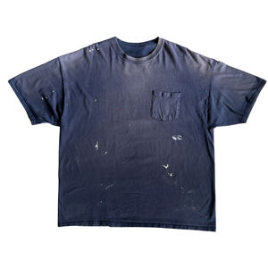 T-shirt à manches courtes pour homme avec logo personnalisé, col rond décontracté, couleur rose bonbon, tissu tricoté 220g 100% coton, tissu écologique - Product Image 3