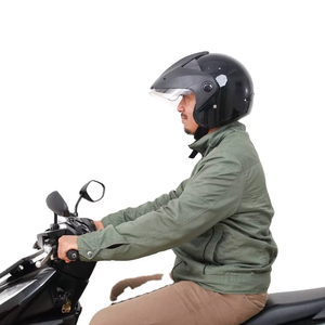 Chaqueta de Motocicleta Personalizada Color Camel, Informal, para Adultos, Resistente al Viento, de Poliéster y Algodón, Camisa Deportiva para Exteriores - Product Image 6