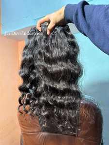 Extensiones de Cabello Humano Remy Virgen Natural Rizado de Templo Indio al por Mayor, Tramas Rizadas Naturales Sin Procesar, Paquetes de Cabello Sin Enredos - Product Image 4