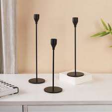 Candelabro de Hierro de Gran Calidad, Portavelas de Metal Negro con Copa de Latón, Diseño Único con Grabado, Hecho a Mano, Ecológico y Duradero para el Hogar - Product Image 5