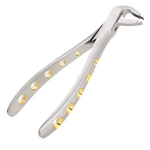 Pince dentaire manuelle en métal pour extraction, modèle anglais, pour dents inférieures antérieures, outil professionnel pour dentistes, vente en gros - Product Image 1