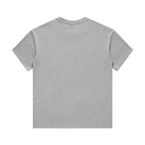 High Quality 220g 100% Cotton Breathable <b>Slim</b> Unisex Women Men Summer Casual Printed Crocheted Logo Anti-Uv T-Shirts Factory - Product Image 2