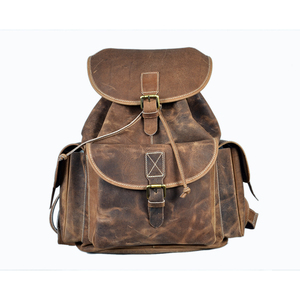 Luxury Handmade Leather <b>Backpack</b> for Office Work and Travel Use Available At Wholesale Price - Product Image 1