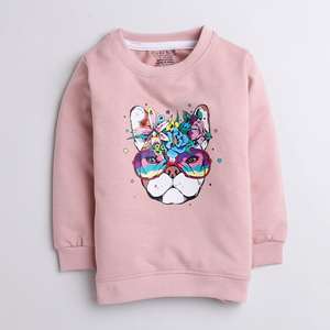 Polka Tots Make a Wish Print Camiseta de manga larga con conjunto de pantalón de Salón-rosa - Product Image 2