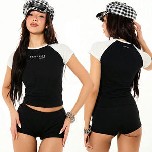 T-shirt femme coupe classique, logo personnalisé, 100% coton 220-240 GSM, manches courtes, qualité supérieure, t-shirts décontractés pour femme - Product Image 1