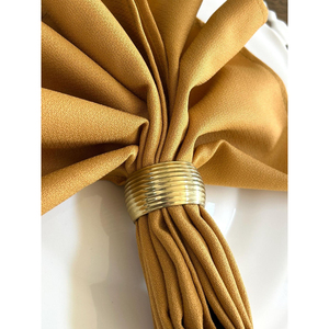 Botanical Gold Branch Napkin Rings Metal Leaf Napkin Buckle Holder for Luxury Hotel Restaurant <b>Table</b> Decor Christmas - Product Image 6