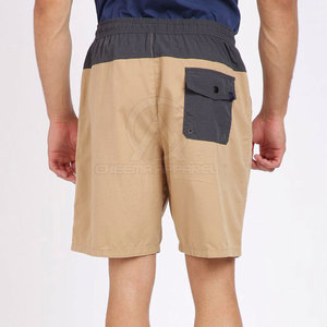 Shorts décontractés pour hommes, coupe classique, conçus avec un tissu en mélange de coton doux offrant une respirabilité confortable pour un usage quotidien - Product Image 4
