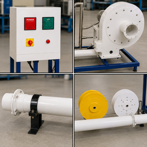 Equipo de Prueba para Sopladores Centrífugos |   Equipo de Prueba de Rendimiento de Flujo de Aire con Motor de Corriente Continua de Velocidad Variable |   Laboratorio de Ingeniería Mecánica - Product Image 3