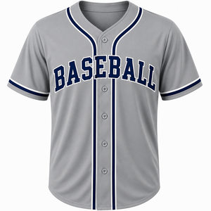 Dblue Best Quality Custom Sublimated Softball Jersey Wholesale <b>Baseball</b> Jersey With Button High Quality Custom Softball Jersey - Product Image 1