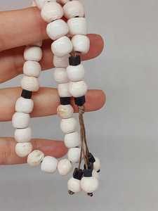 ลูกประคำอิสลามทำมือจากกระดูกควายขัดเงา 33 เม็ด เป็นมิตรกับสิ่งแวดล้อม วัสดุออร์แกนิกคุณภาพสูง งานฝีมือศิลปะอินเดีย - Product Image 2