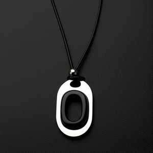 <b>Titanium</b> Steel Number Pendant with Adjustable Rope <b>Chain</b>-18K Gold Plated Religious Style for Men & Boys - Product Image 5