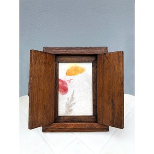 Handmade Rustic Wooden Photo <b>Frame</b> Rectangular Tabletop Vertical Natural Wood Finish - Product Image 1