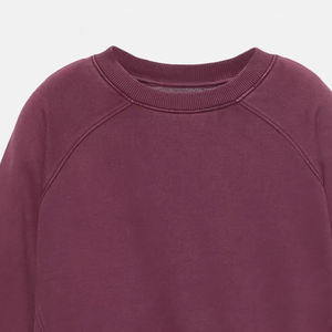 เสื้อสเวตเชิ้ตแขนยาวสำหรับผู้หญิงไซส์ใหญ่ ออกแบบเองได้ ผลิตจากผ้าฝ้าย 100% เป็นมิตรต่อสิ่งแวดล้อม บริการ OEM สไตล์ลำลองสำหรับฤดูหนาว - Product Image 3