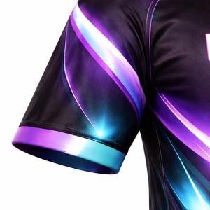 Ensemble de maillots de football professionnels personnalisés, best-seller, respirant, anti-humidité, séchage rapide, entraînement printemps/automne - Product Image 4