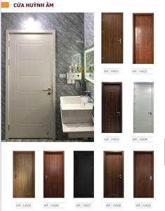 Durable Modern WPC PVC Interior Door Anti-Termite Waterproof Finished for Bedroom Bathroom Home Office School Brand Vinadoor - Product Image 4