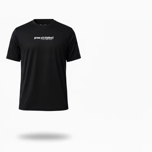 Camiseta Deportiva de Poliéster de Secado Rápido con Cuello Redondo y Logotipo Personalizado para Hombre, para Pickleball, OEM ODM - Product Image 1