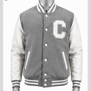 New Best Quality Custom Made Adult and Youth Baseball <b>Letterman</b> <b>Jacket</b> Color Fleece <b>Letterman</b> Varsity <b>Jacket</b> for Men - Product Image 1