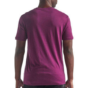 T-shirt pour homme, coupe ample, logo imprimé personnalisé, prix de gros, 100% coton, style streetwear. - Product Image 3
