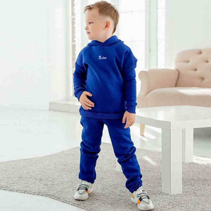 Conjunto de Chándal para Bebés y Niños Pequeños con Logotipo Personalizado, Sudadera y Pantalones de Algodón y Felpa, Conjunto de 2 Piezas, Ropa Infantil al por Mayor - Product Image 4