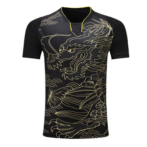 Men's Customized <b>Badminton</b> and Tennis Clothing Set Quick Dry Breathable Comfortable Uniform with Custom Sublimation Design - Product Image 2