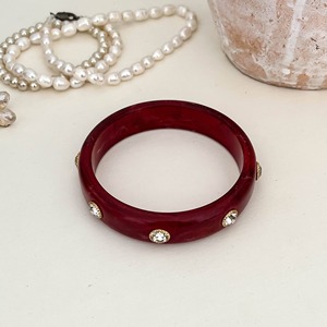 Brazaletes de Resina Hechos a Mano con Impresión Digital, Lisos y Teñidos, Accesorios de Moda Premium para Mujer, Marca TCE, Modelo Tce00, Venta al Por Mayor - Product Image 5