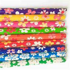 Mango de escoba de madera de eucalipto con revestimiento estampado floral-Duradero y decorativo - Product Image 2