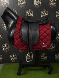 Almohadilla de Silla de Montar Acolchada Borgoña Personalizada, Tejido de Satén Transpirable, Malla Unisex, Aplique de Logotipo Frontal, Impresión Digital, 140g - Product Image 6