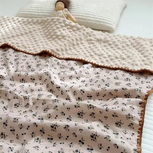 Couverture d'été pour enfants, couvertures en mousseline pour bébés, douces, en coton biologique, rectangulaires - Product Image 2
