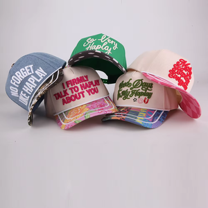 Embroidered Snapback Cap Unisex Adult 6-Panel Leopard Print Street Style <b>Hat</b> Adjustable Fit Spring <b>Summer</b> Casual - Product Image 2