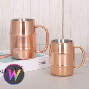 Tasse en cuivre à la recherche d'une tasse en cuivre pur pour boire du café et du thé disponible au prix de gros auprès de l'Inde Expert - Product Image 4