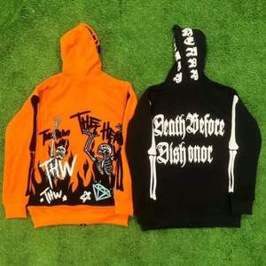 ชุดฮู้ดดี้และกางเกงวอร์มผู้ชายผ้าฟลีซโพลีเอสเตอร์/คอตตอนทรงหลวม พิมพ์ลายดิจิตอล ปักลายได้ตามสั่ง หรูหรา สำหรับฤดูหนาว - Product Image 1