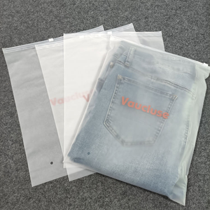 Bolsa de Metal para Ropa de Alta Calidad al por Mayor con Cierres de Cremallera Sin Níquel, Logotipo Personalizado Impreso en Bolsa de Polietileno para Tienda Online - Product Image 2