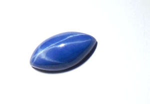 Zafiro Azul Estrella Marquise de 6x12 mm, 3 Quilates, Creado en Laboratorio, Cabujón Pulido con Efecto de Estrella de 6 Puntas, 4 mm de Altura, para Joyería - Product Image 2