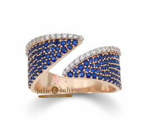 แหวนทองคำแท้ 22 กะรัต ดีไซน์ทันสมัยสำหรับผู้หญิง พร้อมผิวสัมผัสแบบด้านสุดหรู เหมาะสำหรับเครื่องประดับเจ้าสาว งานหมั้น และลุคแฟชั่นประจำวัน - Product Image 2