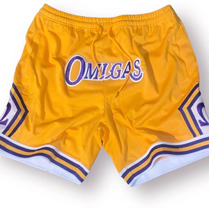 Pantalones Cortos Deportivos de Baloncesto Omega Psi Phi 2026 de Alta Calidad con Logotipo Personalizado, Ropa Deportiva Casual a la Moda para Hombre, 100% Algodón, Resistentes al Viento - Product Image 6