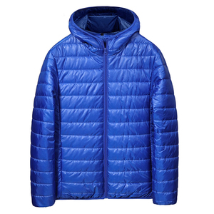 Hot Selling Pattern Decorated Men's Winter Puffer Jacket Comfortable Outdoor <b>Canvas</b> with Solid Customized <b>Colour</b> Low MOQ - Product Image 1