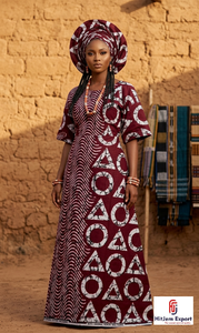 Tela de Felpa Coral con Estampado Africano Dobby de Alta Calidad de Kenia, Tela Tradicional Holandesa Resistente a las Manchas para Niños - Product Image 5
