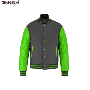 Nueva Chaqueta Varsity de Alta Calidad al por Mayor para Hombre y Ropa Urbana con Logotipo Personalizado, Diseño Propio, Chaqueta Varsity Informal - Product Image 5