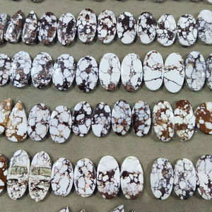 Lot de cabochons naturels en forme de paire de chevaux sauvages, lot de pierres précieuses en forme de paire de chevaux sauvages, vente en gros de pierres précieuses en forme de paire pour la fabrication de bijoux - Product Image 3