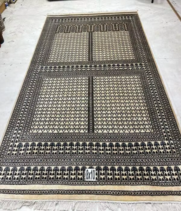 Elegant Wool Jacquard Loomed Area Rug Handmade Hand Knotted Hand Tufted Medium <b>Thickness</b> Non-Slip Eco-friendly Modern Solid - Product Image 6
