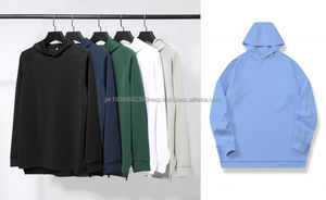 ผู้ผลิตเสื้อฮู้ดดี้แบบมีซิปเต็มตัว พิมพ์โลโก้แบบนูน 3 มิติ สไตล์สตรีทแวร์ สำหรับผู้ชายและผู้หญิง - Product Image 5