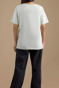 เสื้อยืดขายตรงจากโรงงาน รุ่นเทรนดี้ พิมพ์ลาย 260 กรัม สไตล์คัสตอม เสื้อยืดผู้ชายทรงปกติ ใส่สบาย ทรงไหล่ตก - Product Image 2